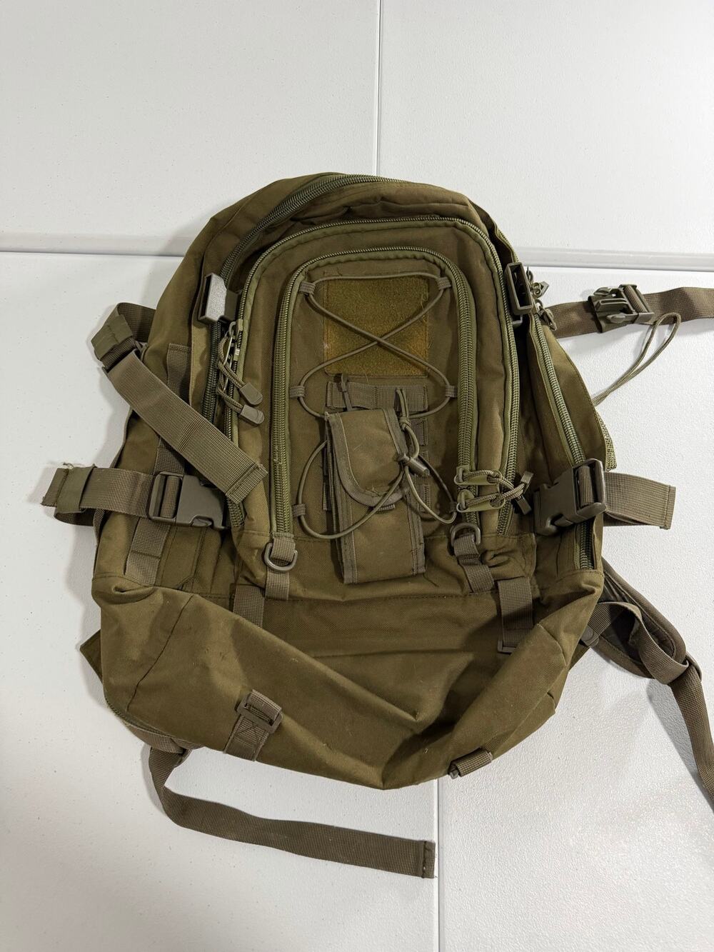 Military Tactical Molle Backpack Olive Green Large